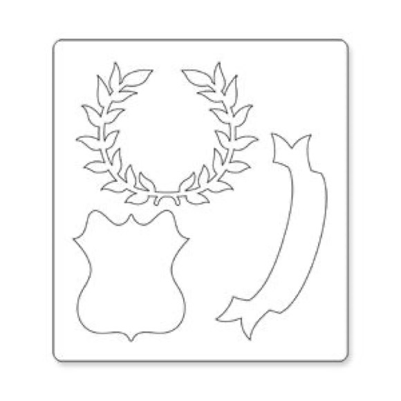 Tim Holtz Sizzix Alterations Regal Crest Sizzix Bigz 656637 - Picture 5 of 7